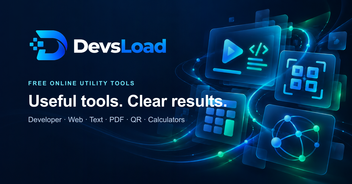 DevsLoad Developer Utilities Suite